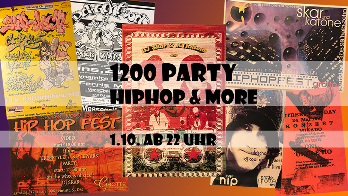 Die 1200 90er HipHop Party