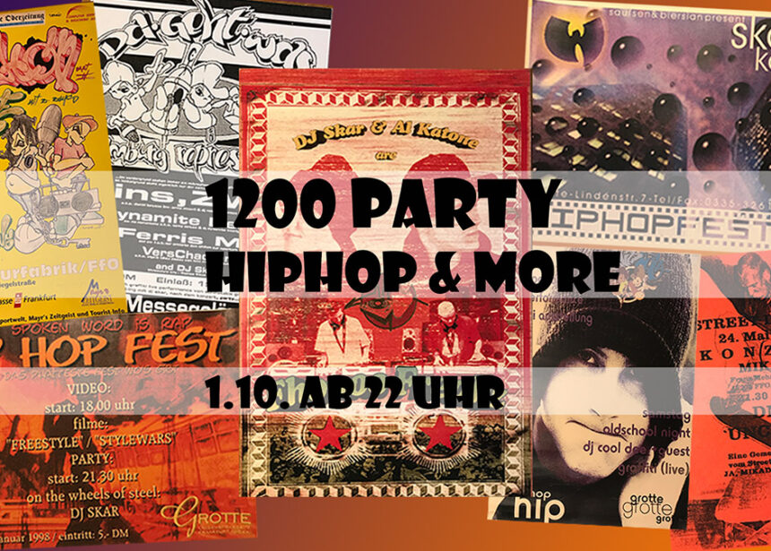 Die 1200 90er HipHop Party